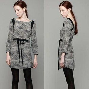 Jeffrey Monteiro Shift Dress 0 100% Silk Lauren Mini Fairy Bohemian Folk